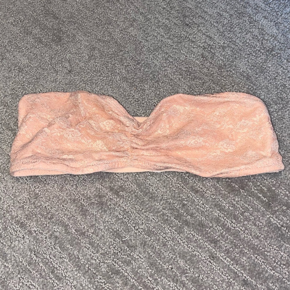 PINK Victoria's Secret Blush Lace Bandeau